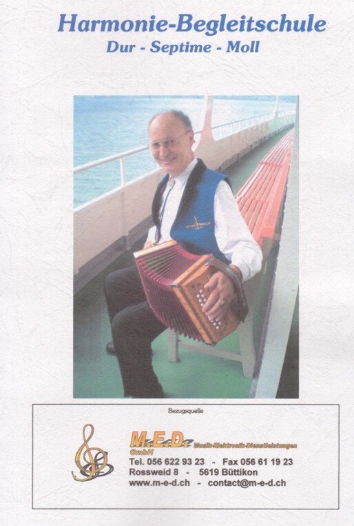 Kompositionen für das 18-bässige Schwyzerörgeli im Griffschrift-Notensystem.