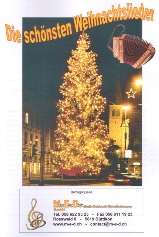 Kompositionen für das 18-bässige Schwyzerörgeli im Griffschrift-Notensystem.